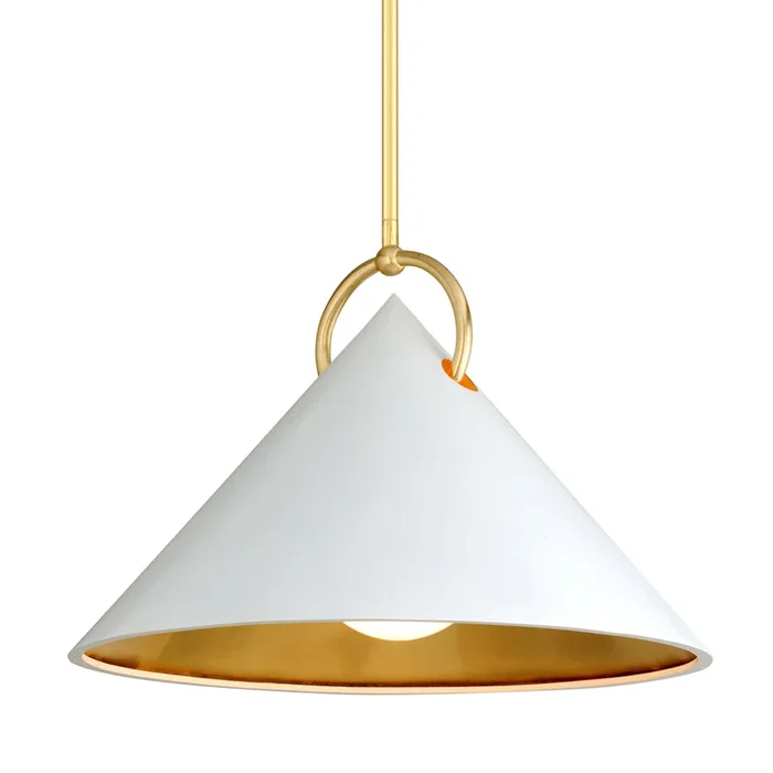 Corbett Lighting – 290-42-GL/SWH – One Light Pendant – Charm – Soft White
