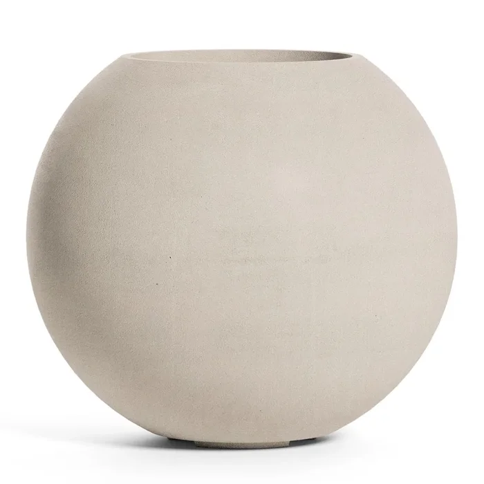 COSAPOTS Orbo Globe Sphere Planter – Fiberglass Indoor/Outdoor and Weather-Resistant Round Planter