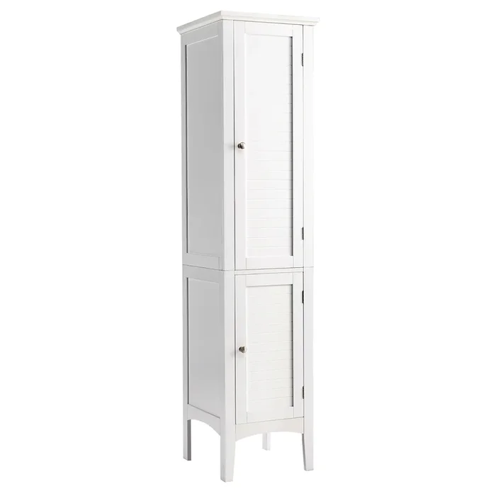 Costway Bathroom Storage Freestanding Cabinet Linen Tower Kitchen Living Room