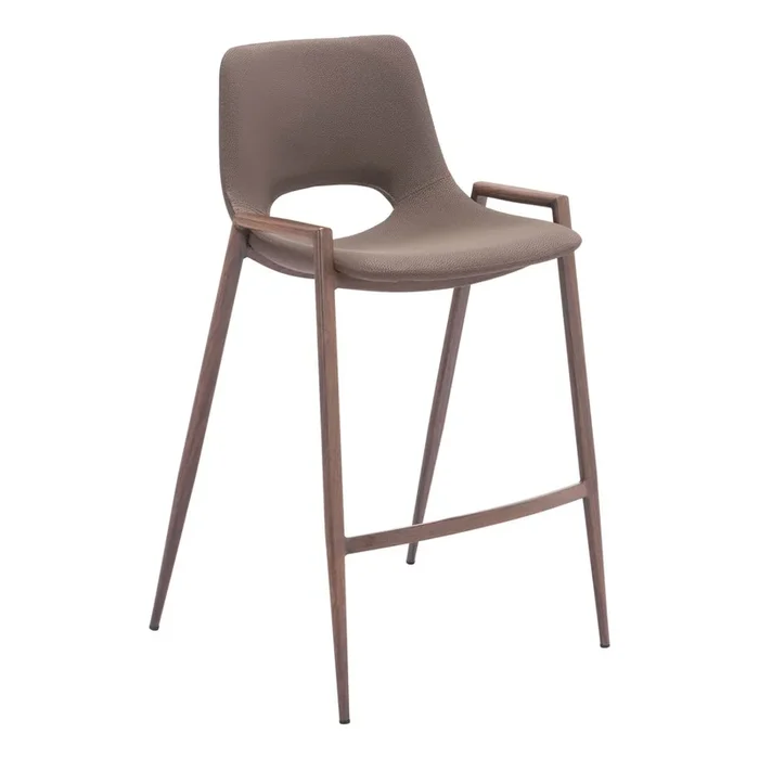 Desi Counter Stool, Brown, Set of 2
