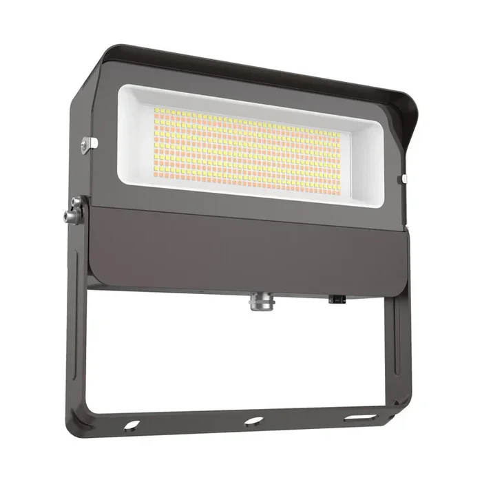 EIKO FL4/PS150/7FCCT/UD/Y/PC Floodlight 150/100/80W 5000K/4000K/3000K 120-277V 0-10V Dimming Yoke Photocell (12337)