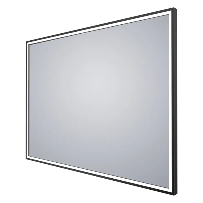 Electric Mirror – RAD3-4836-BK05 – LED Lighted Mirror – Radiance – Matte Black – RAD34836BK05