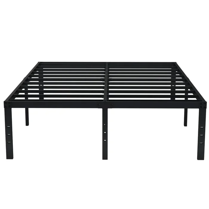 EMODA 18 Inch California King Bed Frames Heavy Duty Tall Metal Cal King Platform with Large Storage Space, No Box Spring Needed,