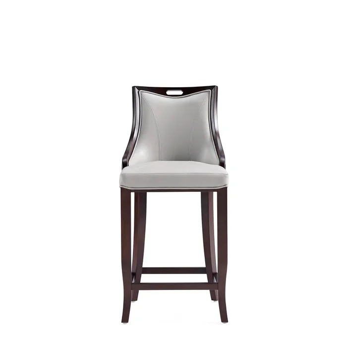 Emperor Light Gray Bar Stools (Set of 3)