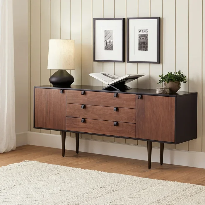 Envelo 71″ Sideboard – Walnut and Black