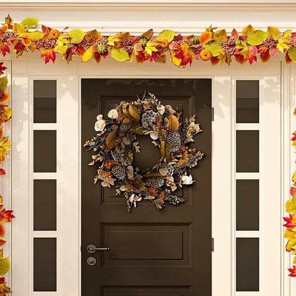 Eucalyptus and Lotus Wreath – Decor Steals