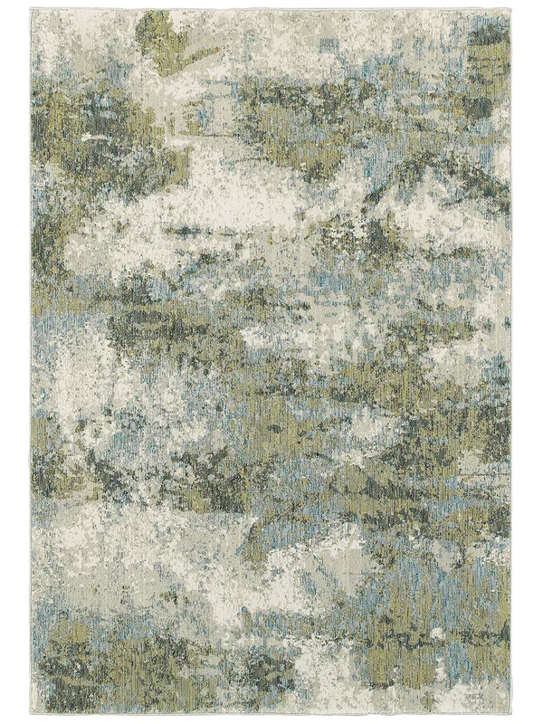 Evolution 1’10” x 3’2″ Blue Rug