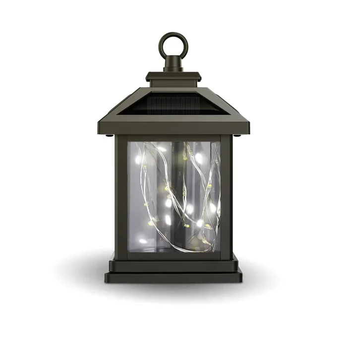 Feit Electric 4 Inch Square Solar Powered Outdoor Fairy Lantern (LAN4SQ/FY/SOL/V1)