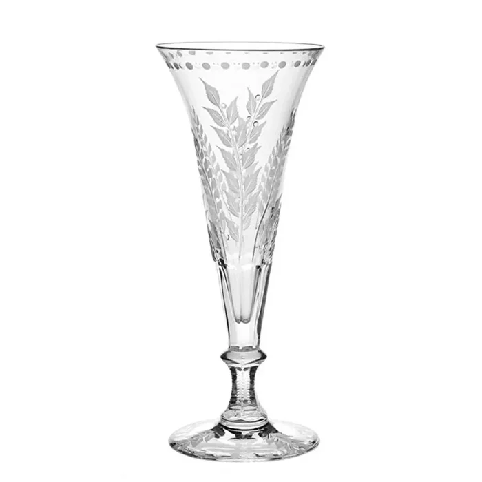 Fern Champagne Flute (8″) by William Yeoward Crystal