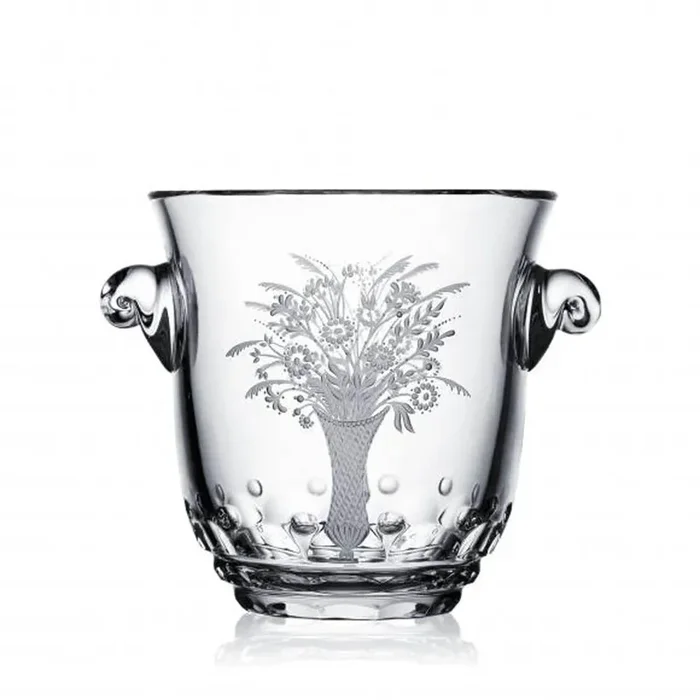 Florence Clear Ice Bucket by Varga Crystal