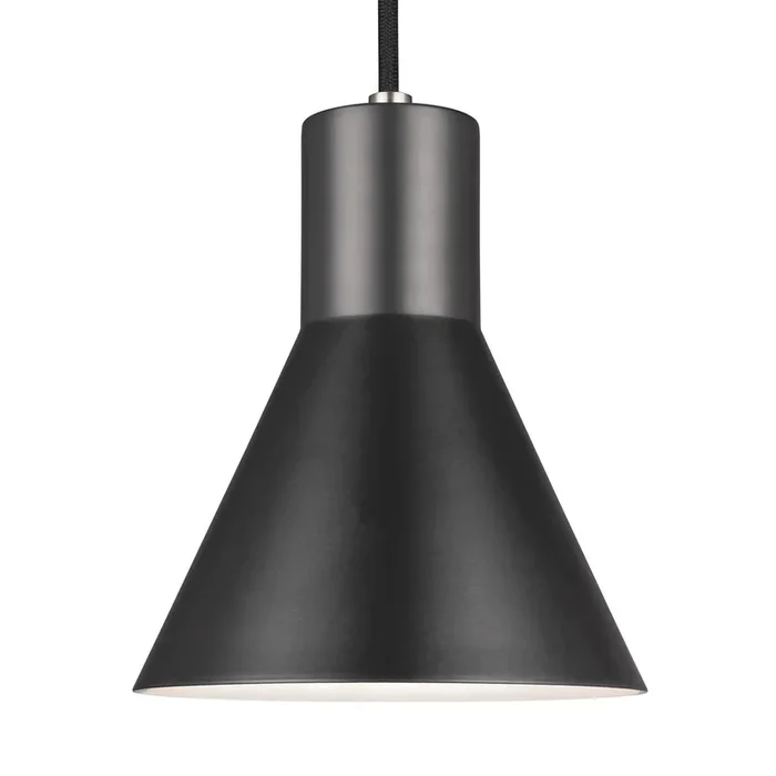 Generation Lighting – 6141301-962 – One Light Mini-Pendant – Towner – Brushed Nickel