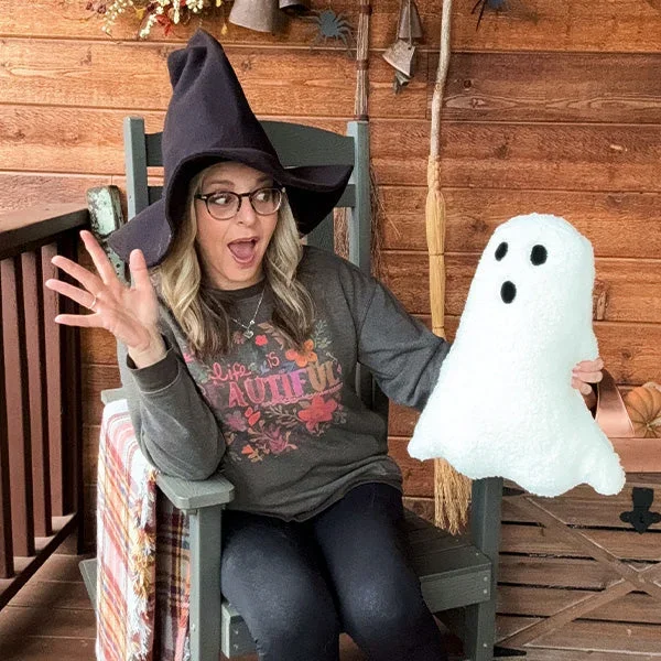 Ghost Shaped Pillow – Decor Steals