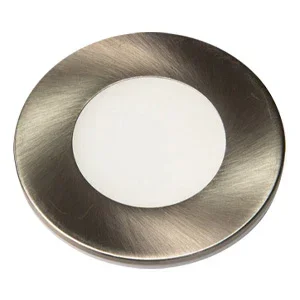 GM Lighting Surface/Recess Mount LED Slim Puck 12VDC 2.2W 180Lm 4000K 80 CRI Brushed Nickel (SP-2-40-BNK)