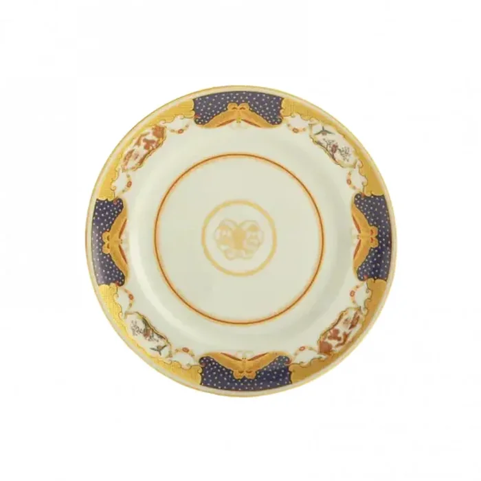Golden Butterfly Bread & Butter Plate by Mottahedeh