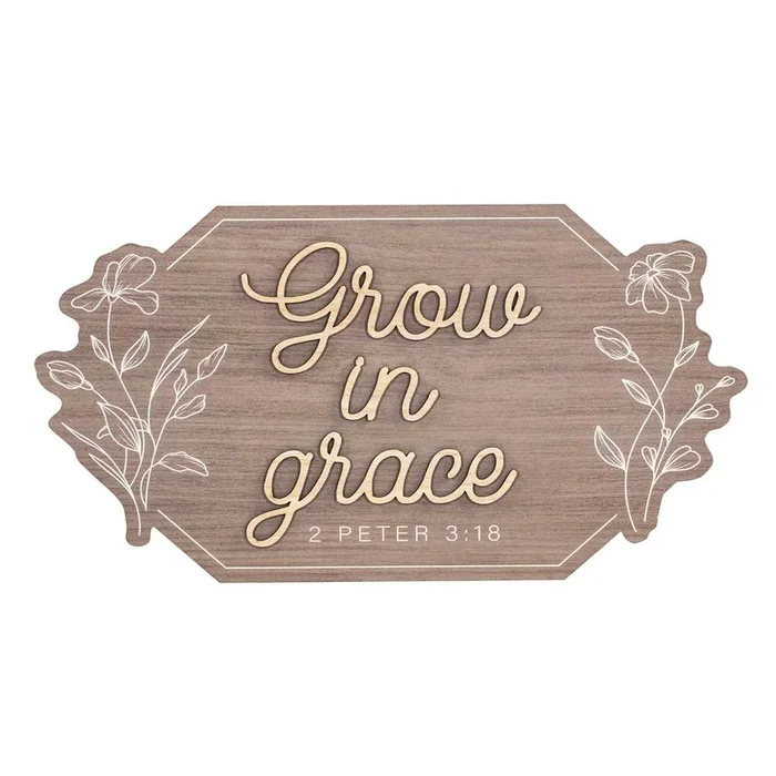 Grow in Grace Wall Decor, 26×14