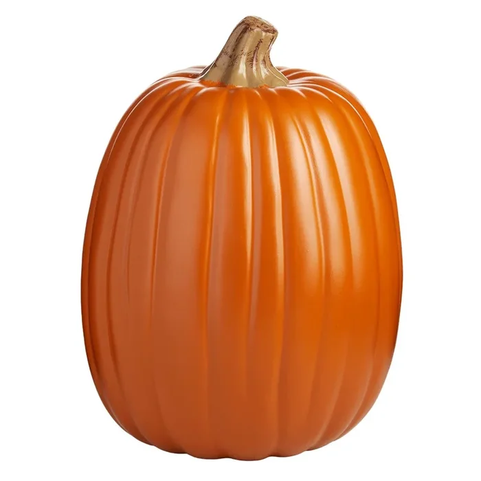 Halloween Orange Craft Pumpkin, 13″