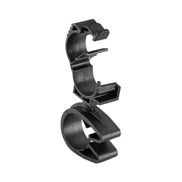 HellermannTyton LOC Locking Clamp 10-14mm To MOC Clip 19mm PA66HIRHSUV Black 1000 Per Carton (156-01869)