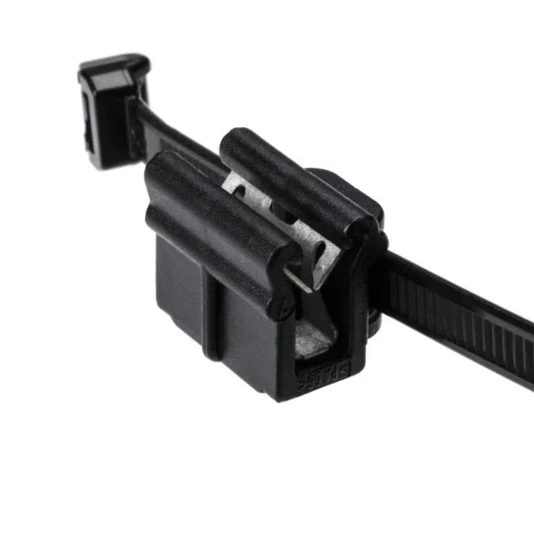 HellermannTyton Outside Serrated Cable Tie And Edge Clip 8.0 Inch Long EC22 1 500 Per Package (156-00876)