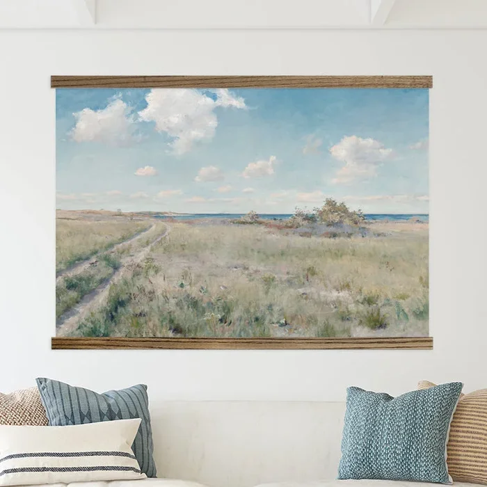 Home Office Large Canvas Wall Art – South Carolina Road to the Beach