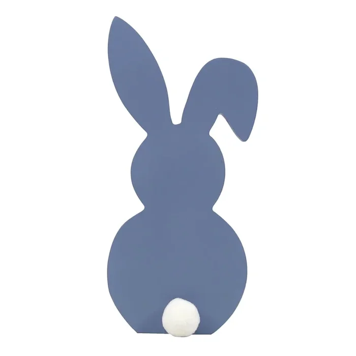 Homespun Easter Pink Bunny Table Decor, 10″