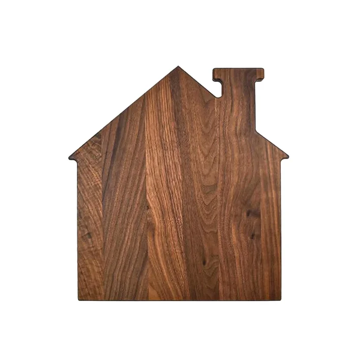 House Shaped Acacia Wood Board – 13″ x 14″