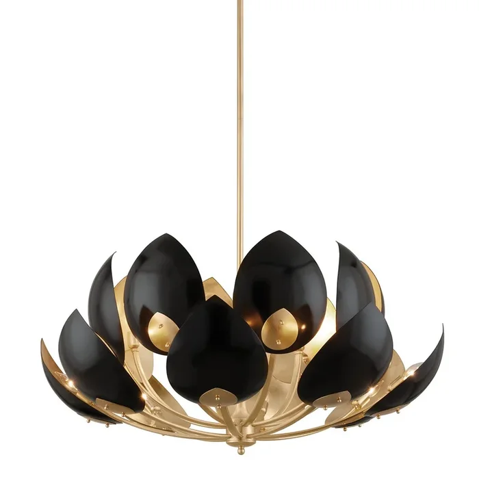 Hudson Valley – 16 Light Chandelier – Lotus