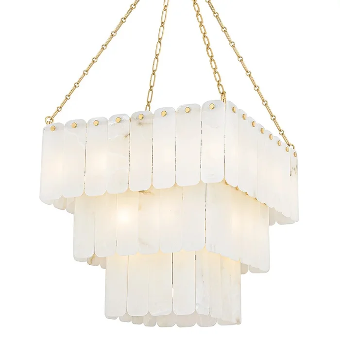 Hudson Valley – 33 Light Chandelier – Moissanite – 7433AGB