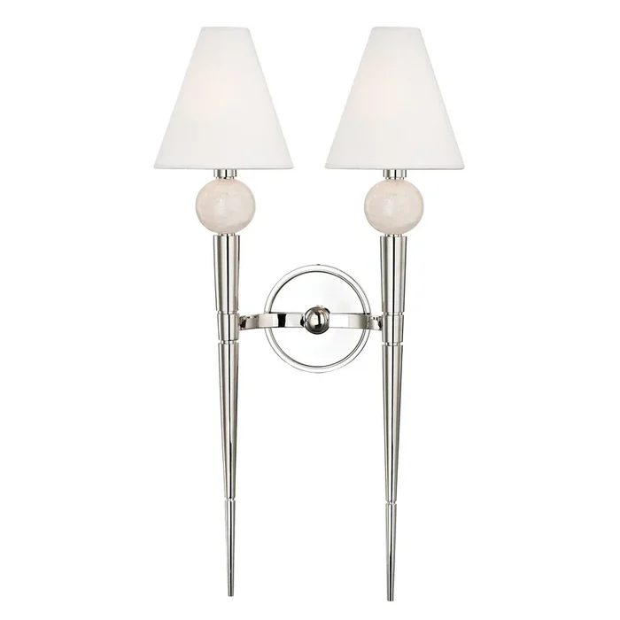 Hudson Valley – Two Light Wall Sconce – Vanessa – 4982PN