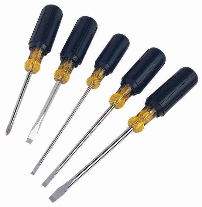 Ideal 5-Piece Cushioned-Grip Screwdriver Set (35-297)