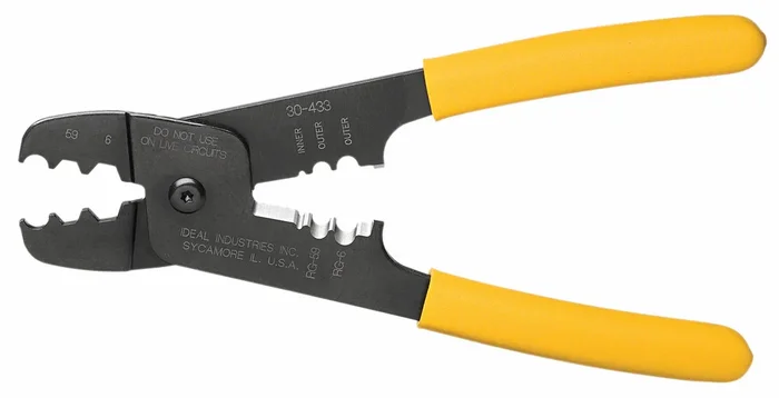 Ideal Coax Stripped And Crimp Tool (30-433)