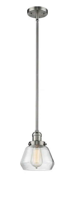 Innovations – 201S-SN-G172-LED – LED Mini Pendant – Franklin Restoration – Brushed Satin Nickel