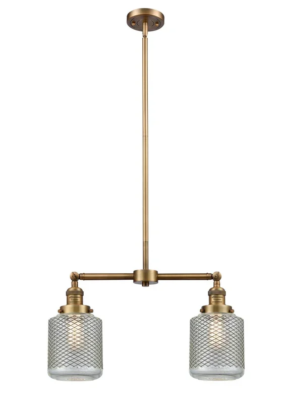 Innovations – 209-BB-G262-LED – LED Island Pendant – Franklin Restoration – Brushed Brass – 209BBG262LED