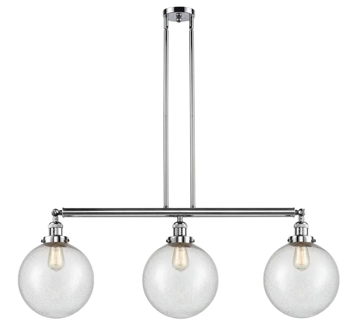 Innovations – 213-PC-G204-10 – Three Light Island Pendant – Franklin Restoration – Polished Chrome – 213PCG20410