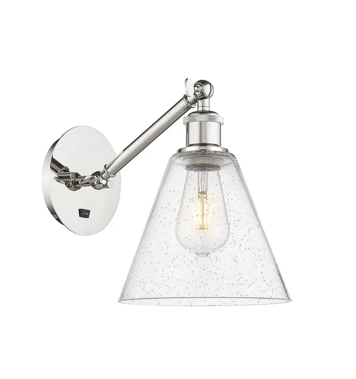 Innovations – 317-1W-PN-GBC-84 – One Light Wall Sconce – Ballston – Polished Nickel – 3171WPNGBC84