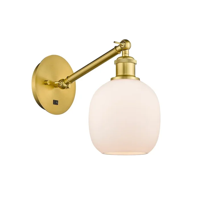 Innovations – 317-1W-SG-G101 – One Light Wall Sconce – Ballston – Satin Gold – 3171WSGG101