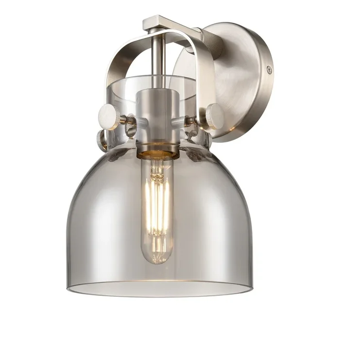 Innovations – 423-1W-SN-G412-6SM – LED Wall Sconce – Downtown Urban – Satin Nickel – 4231WSNG4126SM