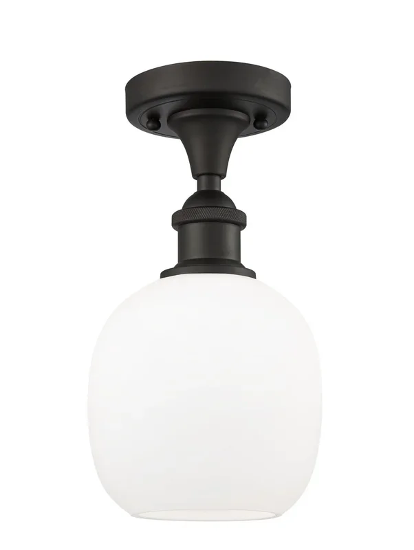 Innovations – 516-1C-OB-G101 – One Light Semi-Flush Mount – Ballston – Oil Rubbed Bronze – 5161COBG101