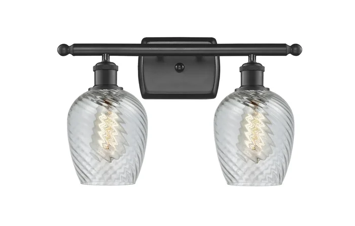 Innovations – 516-2W-BK-G292-LED – LED Bath Vanity – Ballston – Matte Black – 5162WBKG292LED