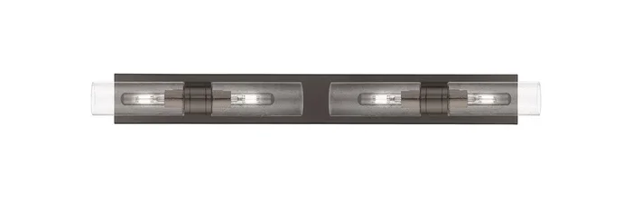 Innovations – 617S-4W-OB-G617-8SDY – Four Light Bath Vanity – Downtown Urban – Oil Rubbed Bronze – 617S4WOBG6178SDY