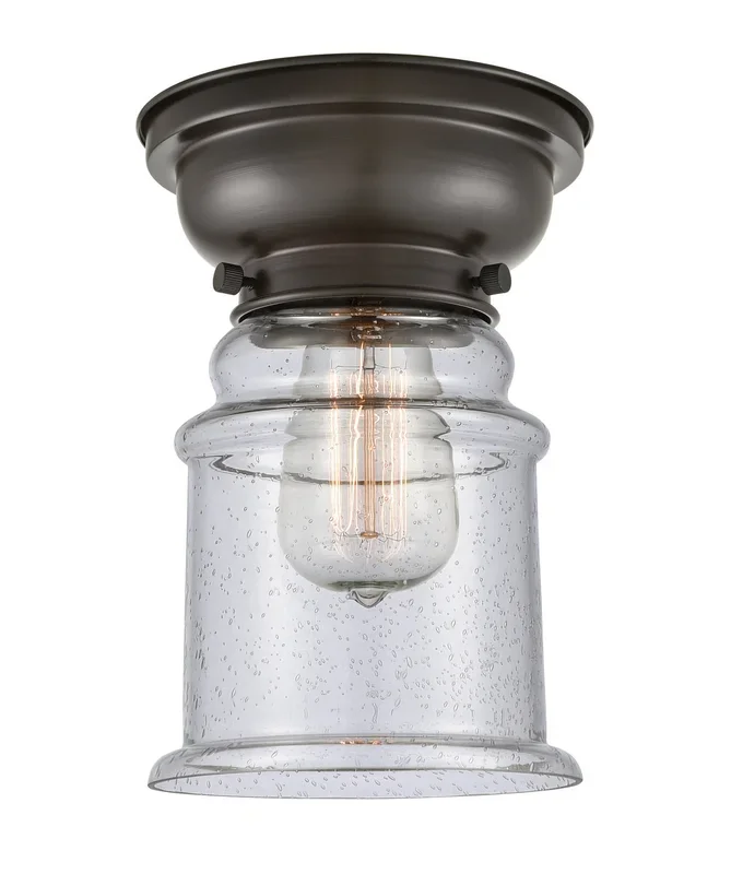 Innovations – 623-1F-OB-G184-LED – LED Flush Mount – Franklin Restoration – Oil Rubbed Bronze – 6231FOBG184LED