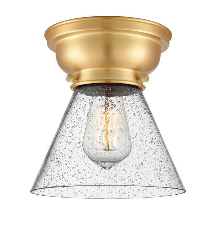 Innovations – 623-1F-SG-G44-LED – LED Flush Mount – Franklin Restoration – Satin Gold – 6231FSGG44LED