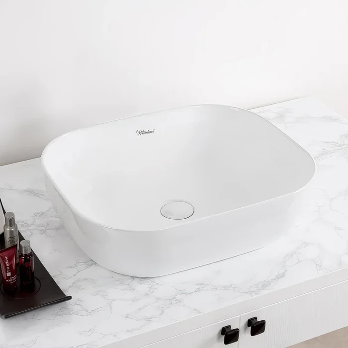 Isabella Plus Collection Rectangular Above Mount Basin with Center Drain