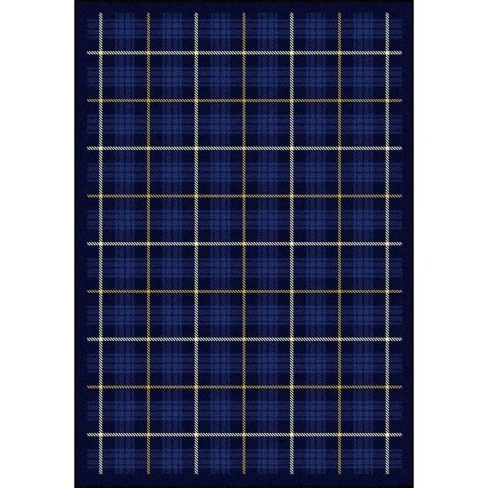 Joy Carpets Kaleidoscope Bit O’ Scotch 5’4 x 7’8 Area Rug in Color Seaside Blue