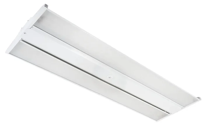 Keystone 230W LED High Bay 4 Foot Long Frosted Lens 4000K 0-10V Dimming Premium Series Generation 2 (KT-HBLED230-4F-840-VDIM-P /G2)