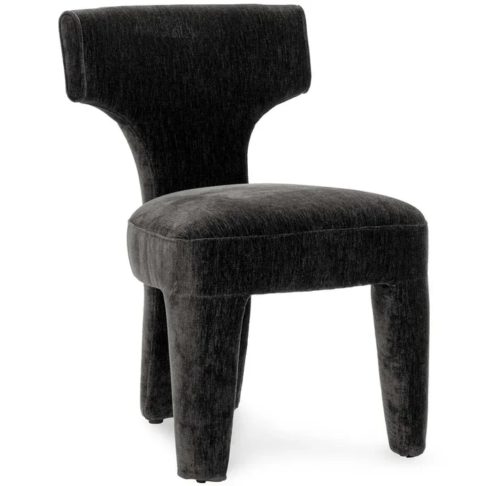 Khai Dining Chair, Charcoal, Set of 2