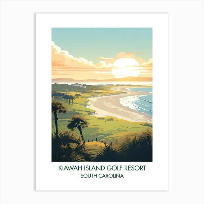 Kiawah Island Golf Resort (Ocean Course) Kiawah Island South Carolina 2 Art Print by Greenscape Gallery