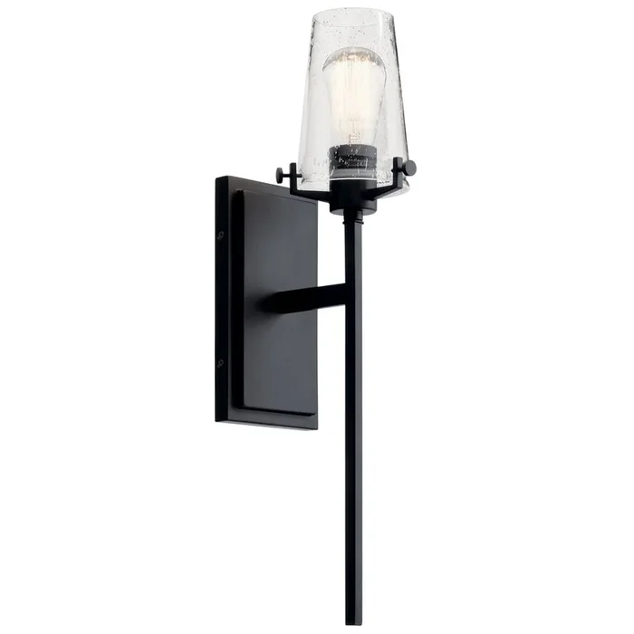 Kichler – 45295BK – One Light Wall Sconce – Alton – Black