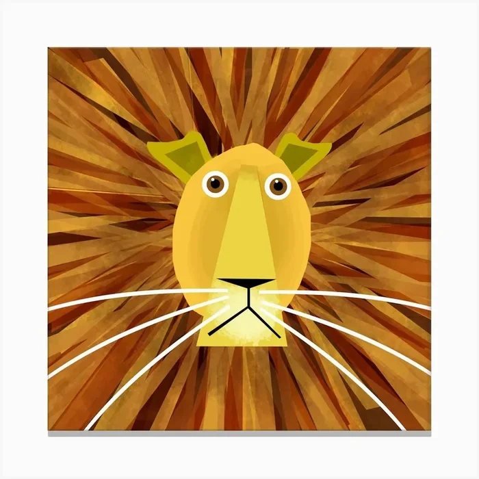 King of the Jungle Canvas Print by Andrew Hitchen