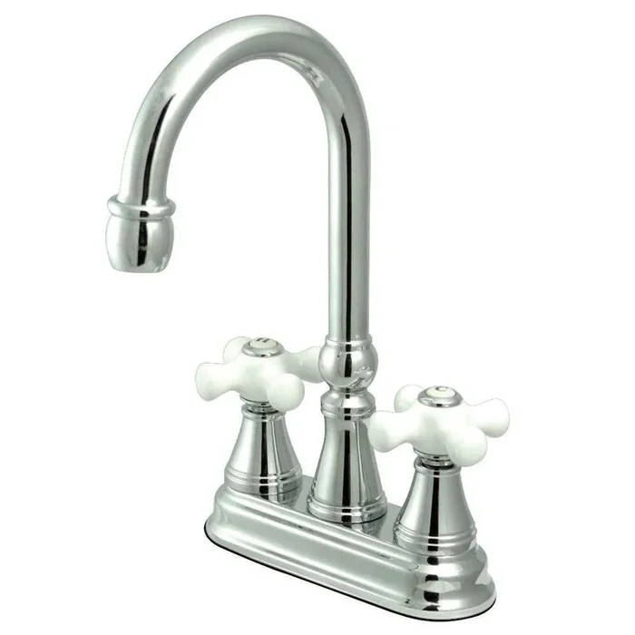 Kingston Brass KS2491PX Governor Bar Faucet Without Pop-Up, Polished Chrome