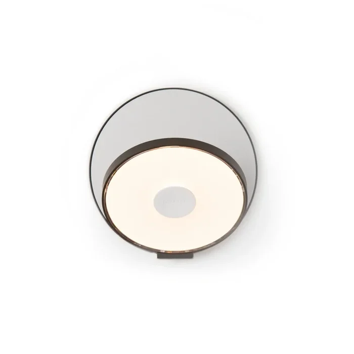 Koncept – GRW-S-MBK-SIL-HW – LED Wall Sconce – Gravy – Metallic black, silver – GRWSMBKSILHW